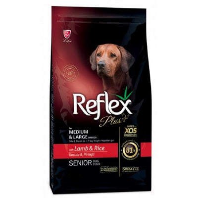 REFLEX PLUS MEDIUM & LARGE SENIOR ΑΡΝΙ 15KG