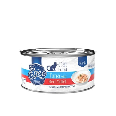 Υγρή Τροφή Γάτας Egeo Cat Adult Τόνος με Μπαρμπούνι 85gr